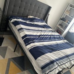 QUEEN SIZE BED HEADBOARD AND FRAME