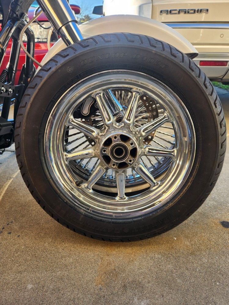Harley FRONT Rim And Tire
