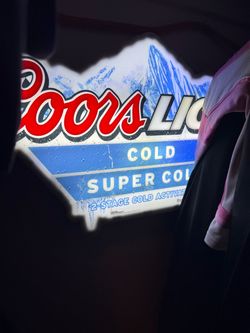 Coors Light Illuminated Bar Sign