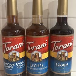 25.4 Fl Oz Torani Beverage syrups