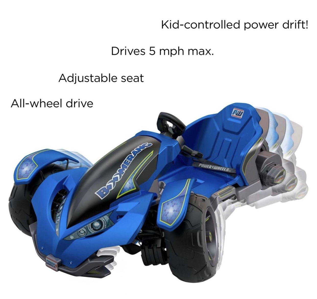 Fisher Price Power Wheels Boomerang Amazon Boomerang Vehicle Power