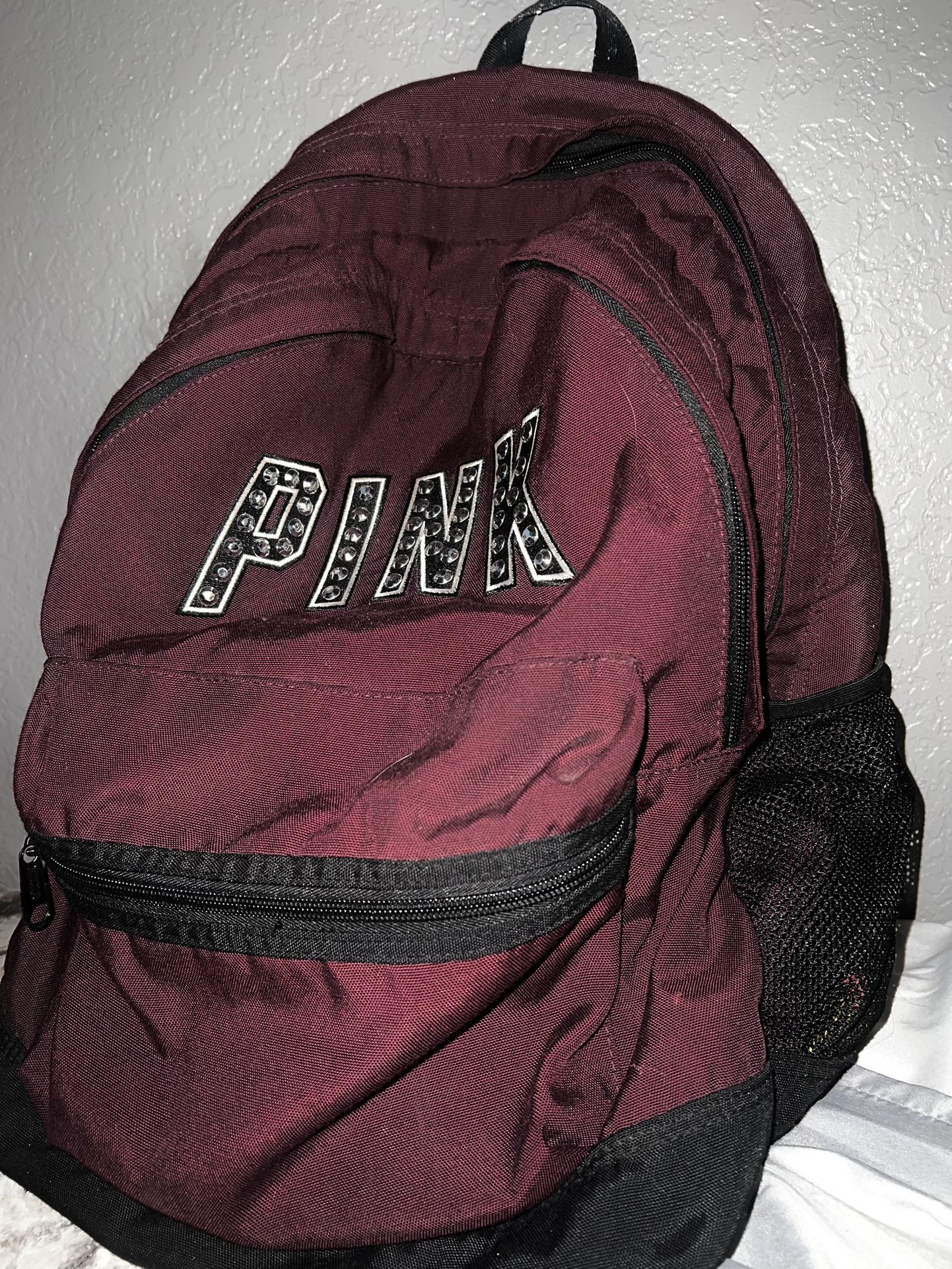 Victoria Secret Maroon Backpack