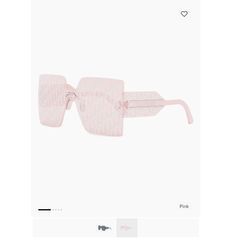 Christian Dior holographic pink glasses