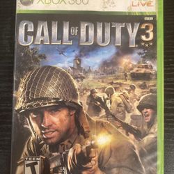 Call of Duty 3 (Microsoft Xbox 360, 2006)
