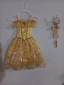 Belle Girls Costume for Holloween Size 2/3