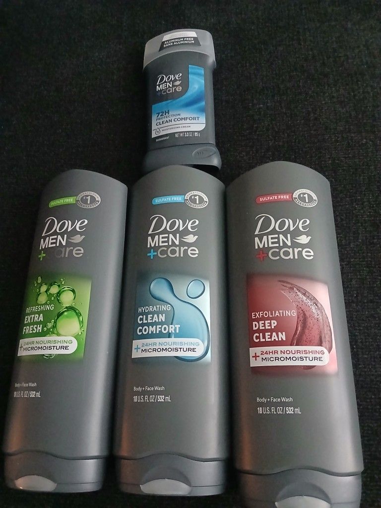 Men's Dove Body Wash Deodorant $15