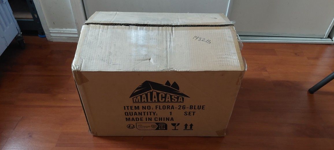 Flora 26 Piece Marble Blue Porcelain Dinnerware Set Home & Garden