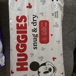 Huggies Size 1 &2 32 Count 