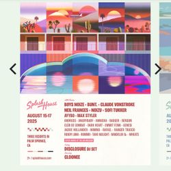 Splash House Weekend 2 Combo Passes 