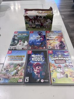 6 Nintendo switch games lot