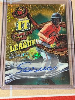2026 Bowman Chrome Josuar Gonzalez It Came to the League Auto Gold /50