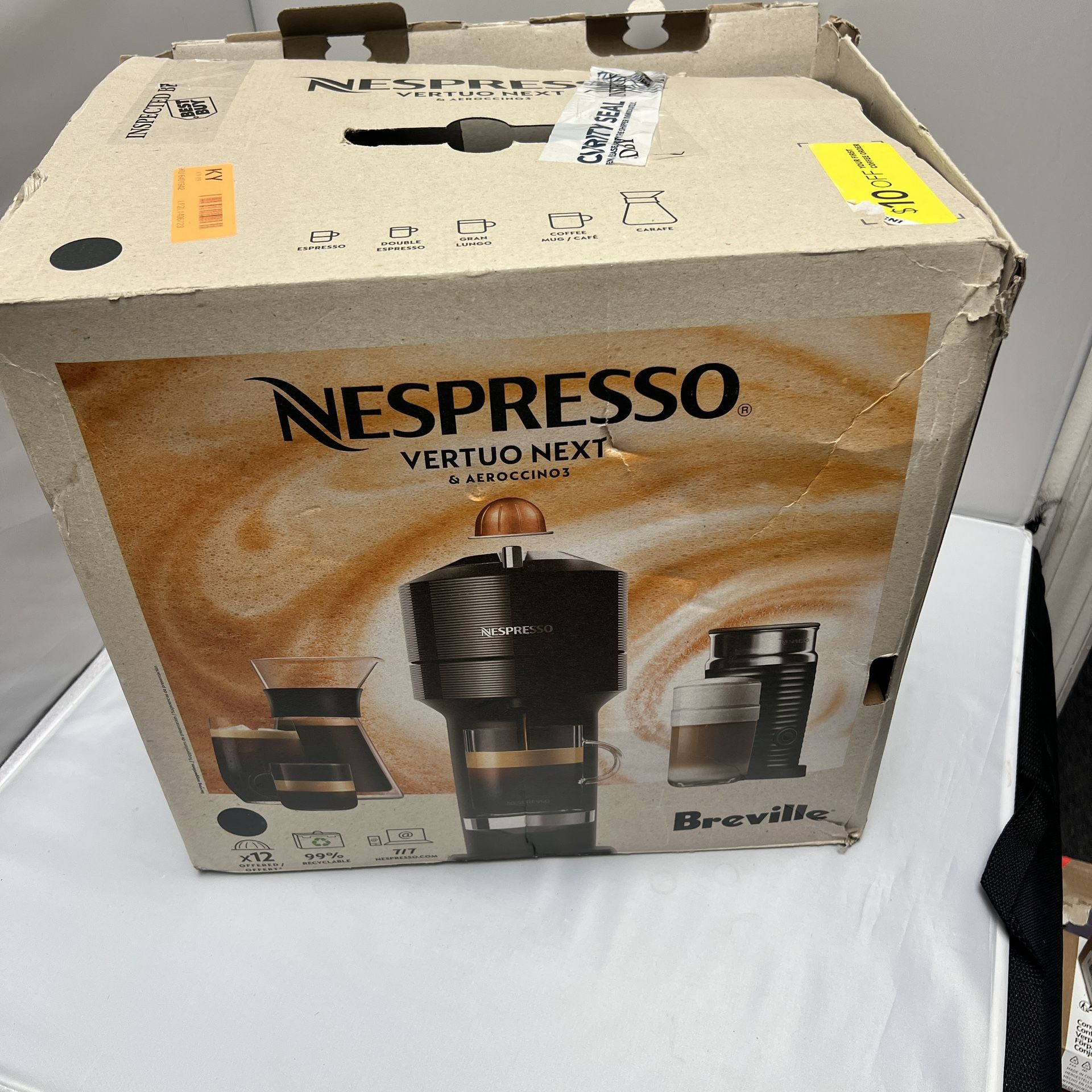 Nespresso Vertuo Next Premium w/ Aeroccino3 Frother