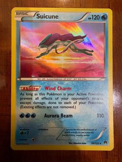 Pokemon Suicune 30/122 XY BREAKpoint Holo Rare 2016 MP/LP