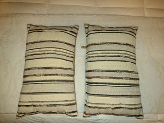 Pillows, 17 Inches Long And 10 Inches Tall