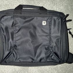 V7 Black Laptop Bag Briefcase