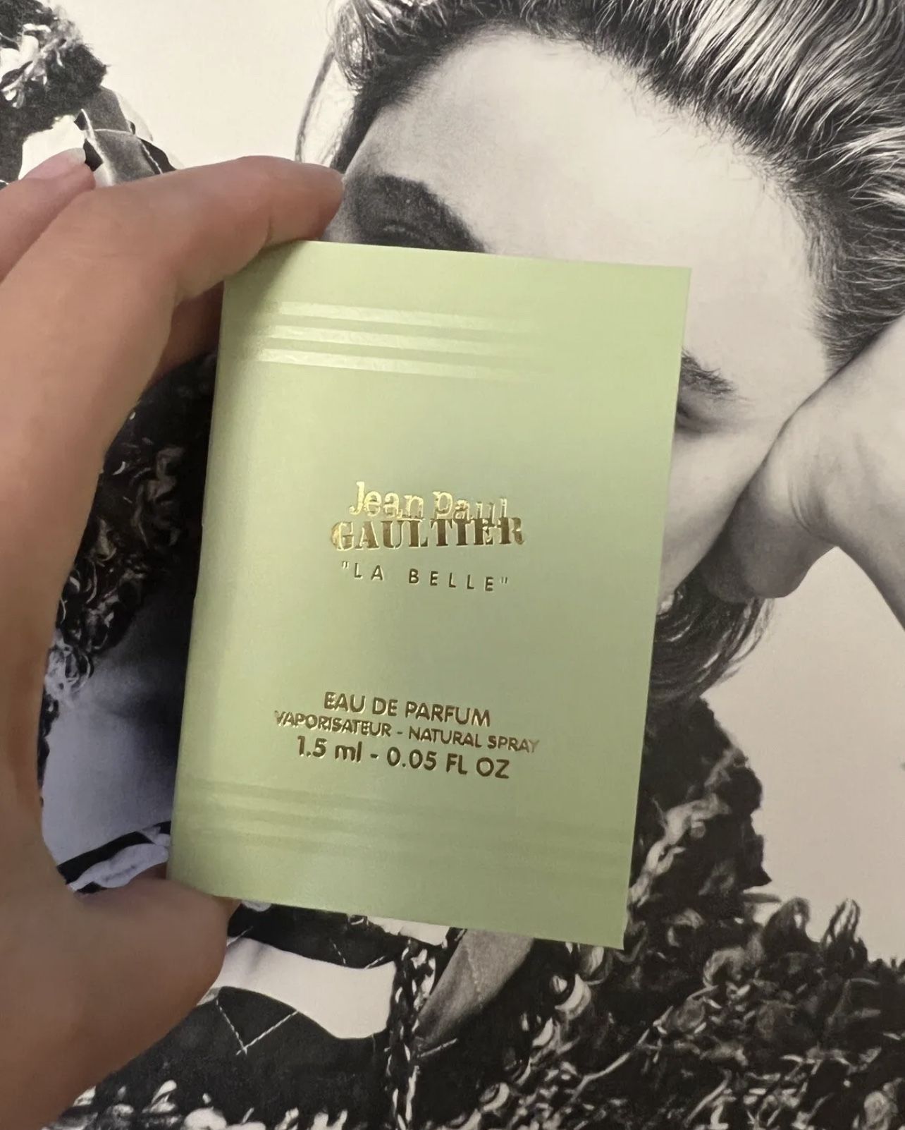 Jean Paul Gaultier LA BELLE Eau De Parfum Spray Sample Vial .05 oz / 1.5 ml