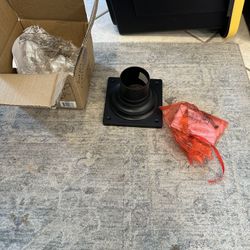 ACCLAIM LIGHTING 5999BK Pier Mount Adapter, Matte Black