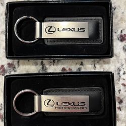 NIB LEXUS KEY FOBS-genuine Leather 