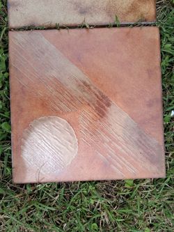 Vintage ceramic tile 10x10