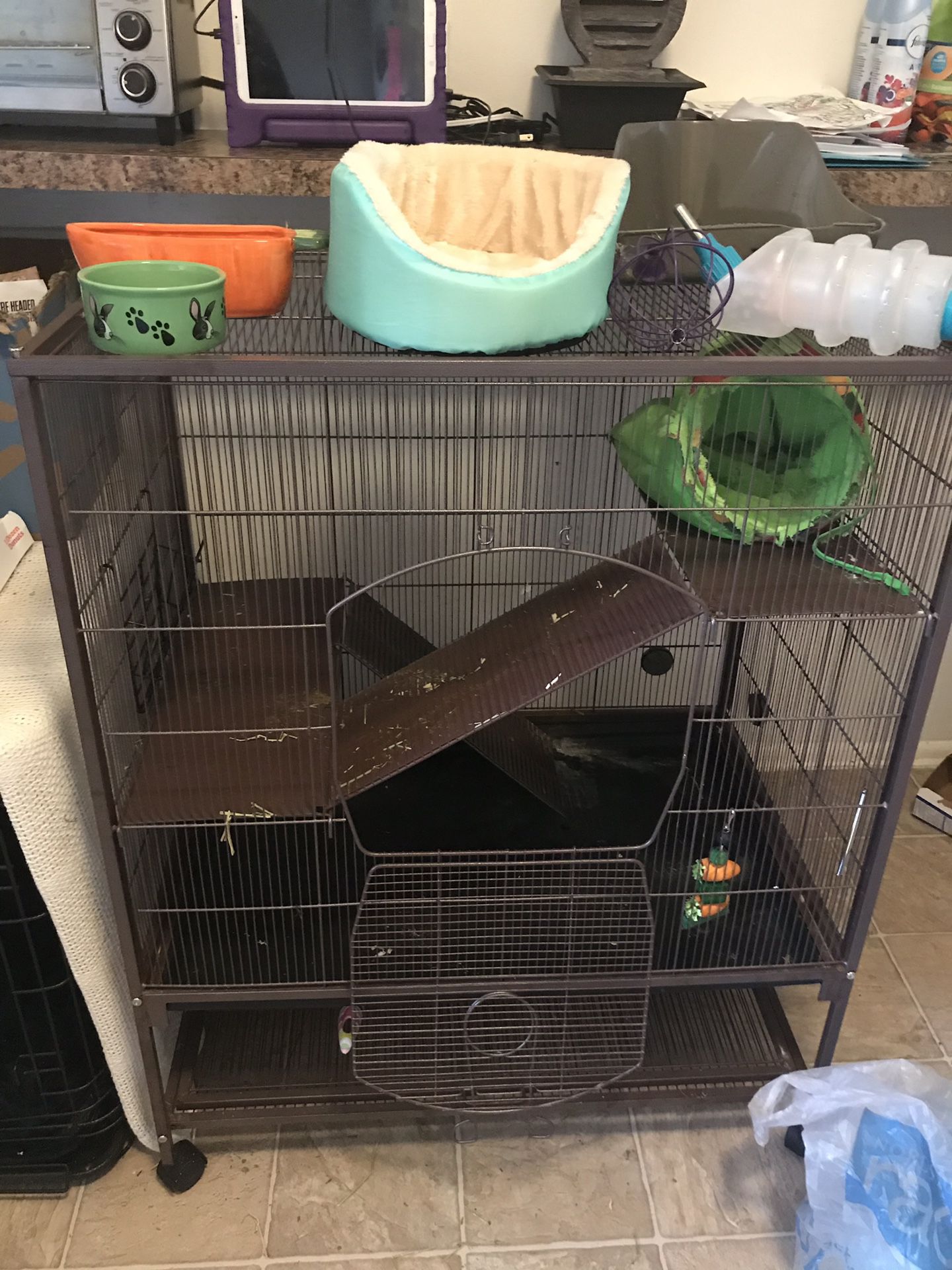 Small animal cage accessories