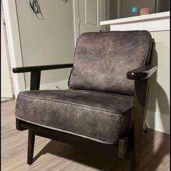 Louge Modern Gray Comfortable Accent Chair