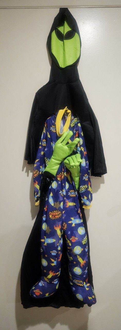 Spirit Close Encounter Alien Abduction Inflatable Halloween Costume Child One