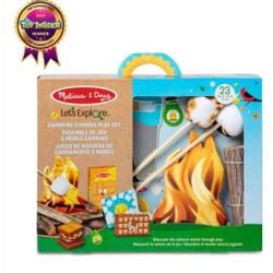 Melissa & Doug Let's Explore Campfire S'mores Play Set