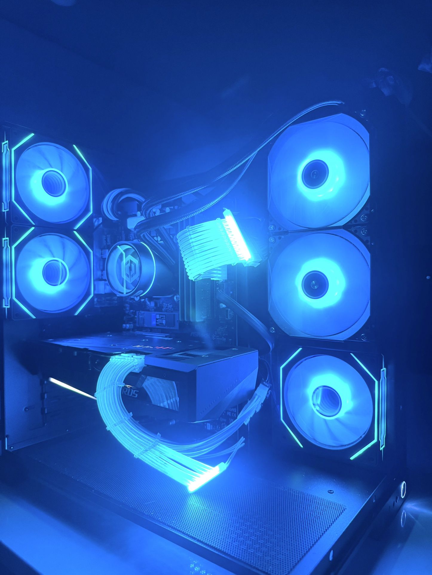 Liquid Cooling Gaming PC — i9 12900KF / RTX 3070 / 64GB DDR4 / 1TB SSD (Open-Frame Build)