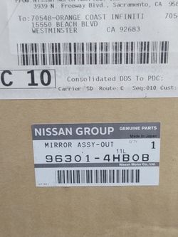 NEW 2014 Infiniti Q50 RIGHT SIDE MIRROR Fits 2014-2020