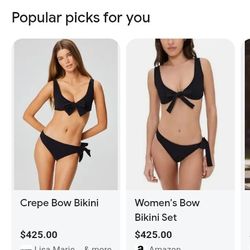 Brand New Lisa Marie Fernandez Bow Bikini 