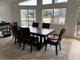 6 foot dining room table