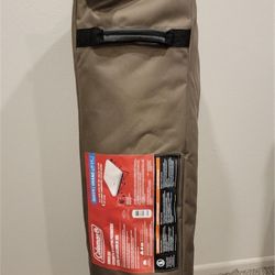 Coleman Camping Cot Air Mattress Pump Combo Folding Camp Cot Air Bed Wheels