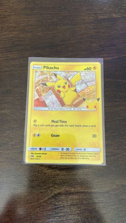 2021 Pokémon TCG Pikachu 25th McDonald's Promo Holo