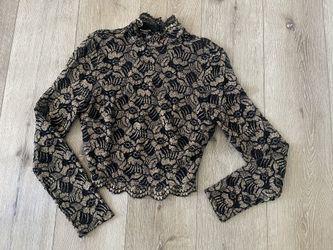 Blouse Shirt Bebe Xs Stretch