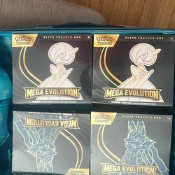 Pokémon TCG Mega evolutions Elite trainers box lucario & Gardevoir
