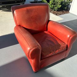 Pottery Barn Leather Chair