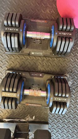 Xterra All-In-One Adjustable Dumbbell Set (55lb set)