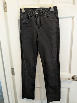 Steve's Jeans youth size 16 Black Slim Fit Denim Jeans