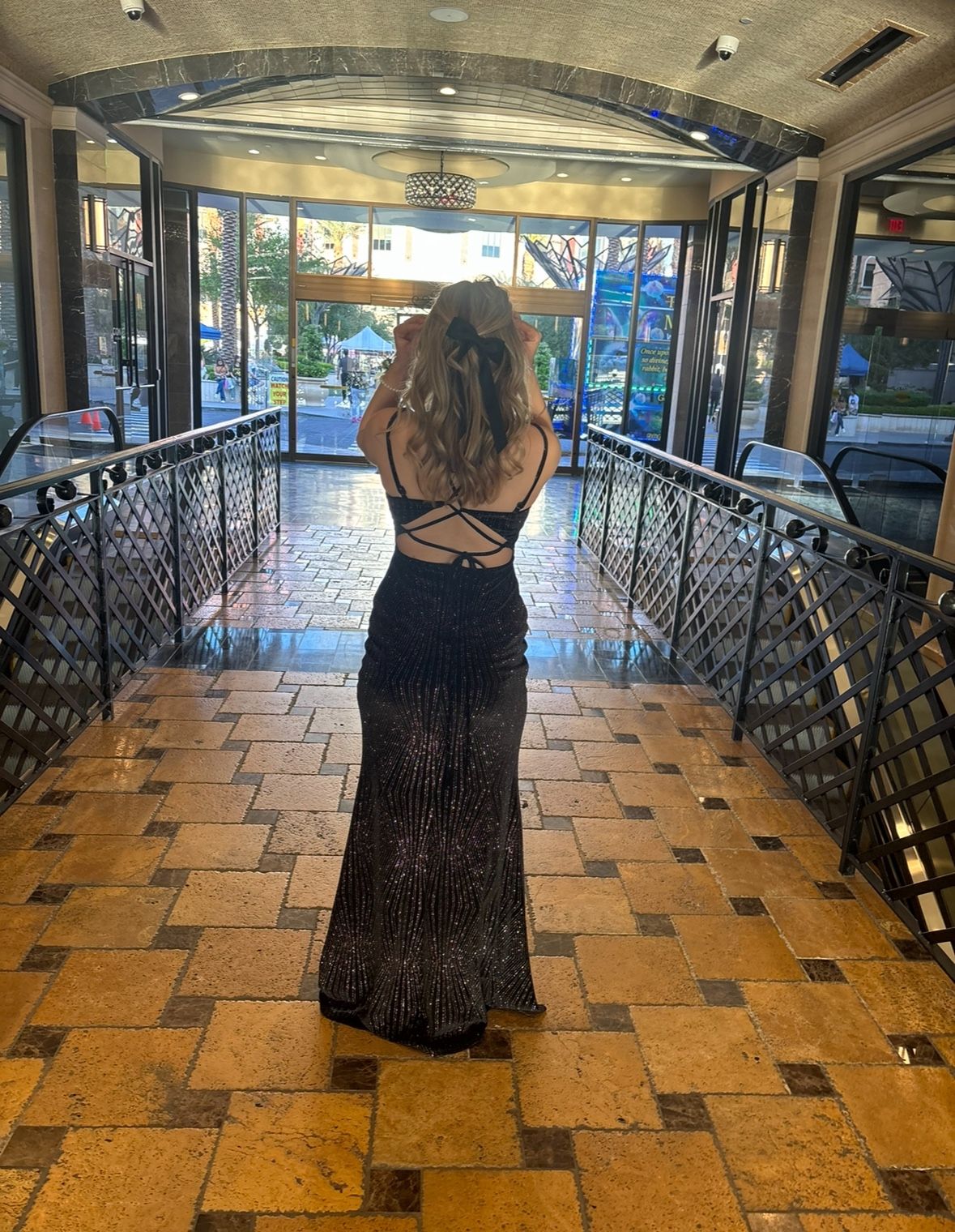 Windsor Small Black Prom Dress 