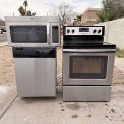 Range Stove Electric Dishwasher Microwave 30 Day Warranty 