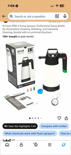 IK foam sprayer car wash