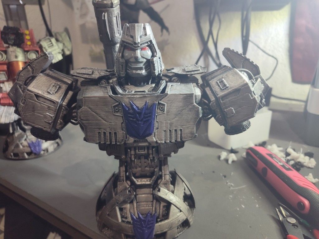 Bust Statue Of Megatron Transformers Decepticons