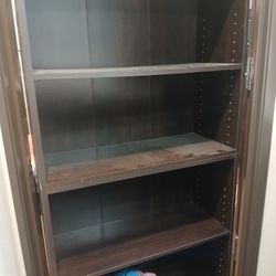 Heavy Dark Colored Book Shelves 