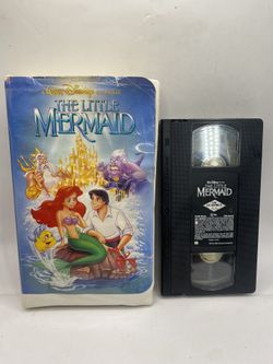 Banned Cover Disney The Little Mermaid (VHS, 1989, Black Diamond Edition)