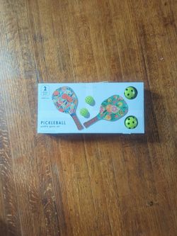 Pickleball Set Two Paddles Two Balls
