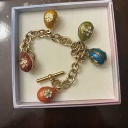 Colorful Beaded Charm Bracelet