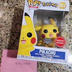 FUNKO POP - POKEMON *Diamond Collection* - PIKACHU (Mint Condition)