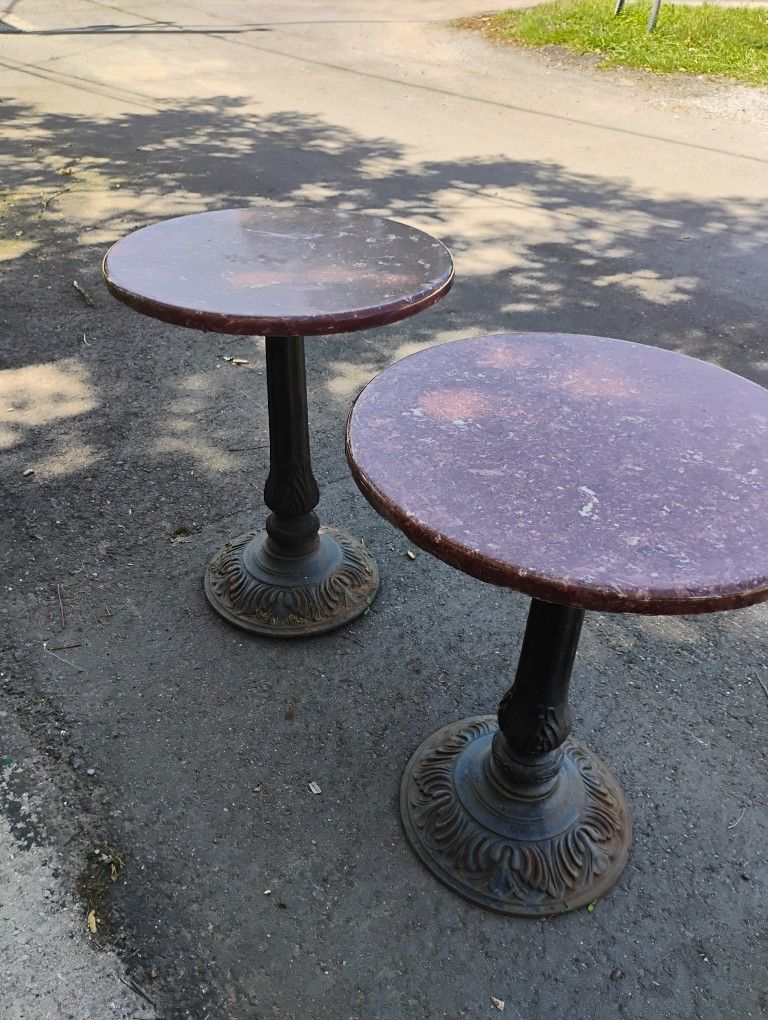 Very Heavy Set Of 2 Tables