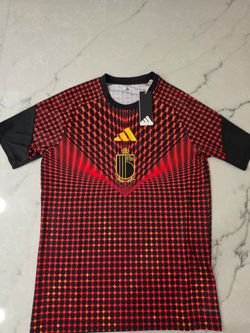 Adidaa Belgium Pre Match Jersey - 2026 World Cup - Men Medium New