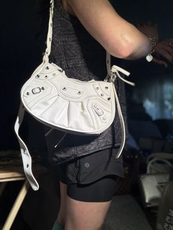 White Small Motorcycle Bag